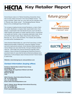 Key Retailer Report - International Housewares Association