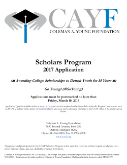 File - Coleman A. Young Foundation