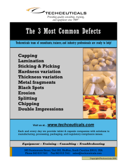 The 3 Most Common Defects