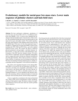 Evolutionary models for metal-poor low