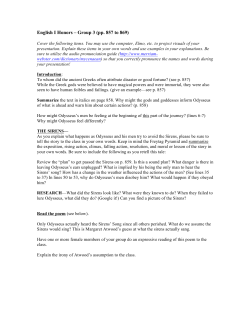 English I Honors &ndash; Group 3 (pp. 857 to 869)