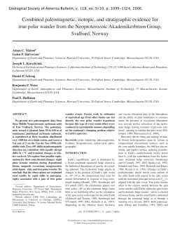 Combined paleomagnetic, isotopic, and stratigraphic