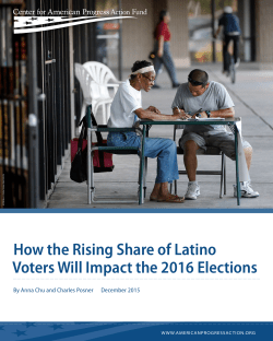 How the Rising Share of Latino Voters Will Impact the 2016 Elections