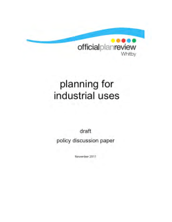 Planning for Industrial Uses
