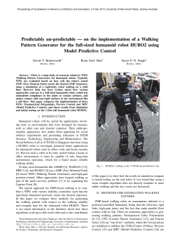 Predictably un-predictable &mdash; on the implementation of a Walking