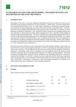 Fluid forces on non-streamline bodies