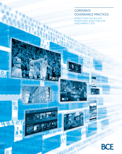 corporate governance practices