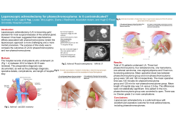 Laparoscopic adrenalectomy for phaeochromocytoma: is it