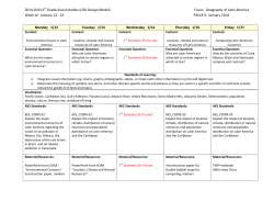 2014-2015 6th Grade Social Studies (UDL Design