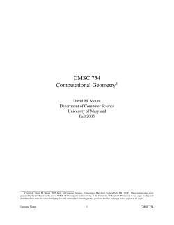 Notes - Tufts Computer Science