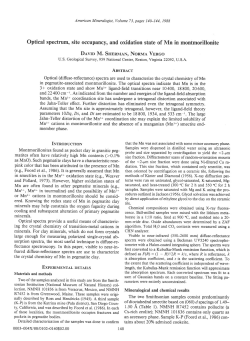 Optical spectrum, site occupancy, and oxidation state of Mn in