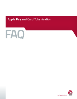 Apple Pay and Card Tokenization - CO