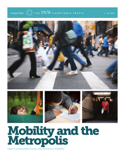 Mobility and the Metropolis - University of California, Berkeley