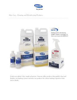 Skin Care, Cleaning And Disinfecting Products