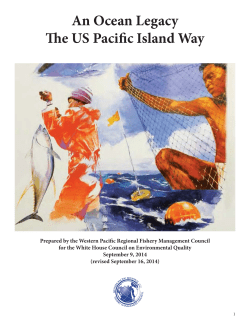An Ocean Legacy The US Pacific Island Way