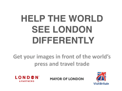 London Cultural Images Brief