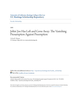 Joltin` Joe Has Left and Gone Away