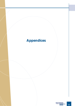 Appendices (pdf - 320kb) - Department of Education