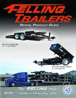 The Style - Felling Trailers