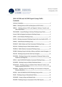 ACOM Resolutions 2013