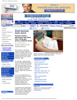 TheStar.com - Small business hydro shock