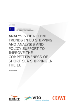 analysis of recent trends in eu shipping and analysis and policy