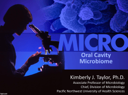 Oral Cavity Microbiome - Pacific Northwest University of Health