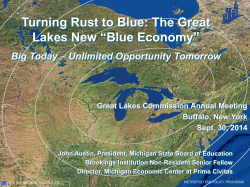 Austin: Turning Rust to Blue: The Great Lakes New “Blue Economy”