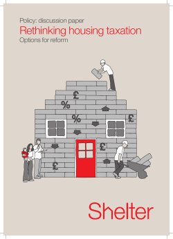 Rethinking housing taxation