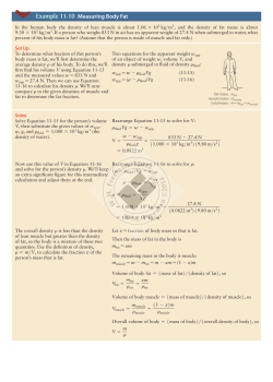 PWE 11-10: Measuring Body Fat