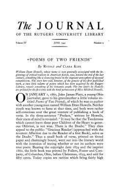 The JOURNAL - Rutgers University