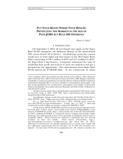 Put Your Money Where Your Mind is