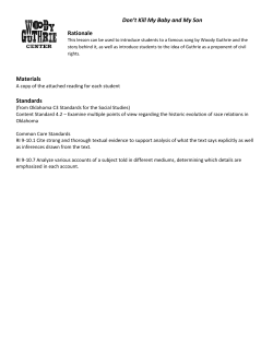 Don`t Kill My Baby and My Son