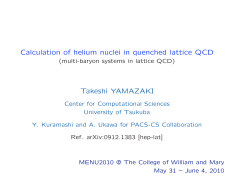 Calculation of helium nuclei in quenched lattice QCD Takeshi