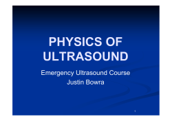 PHYSICS OF ULTRASOUND