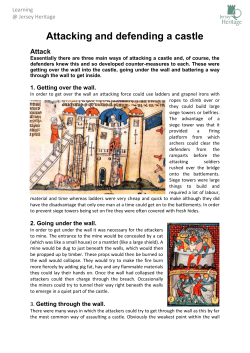 Attacking and defending a castle