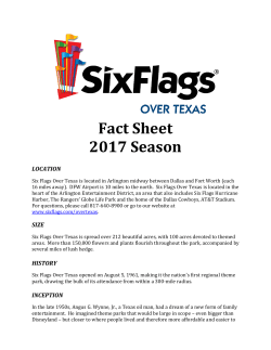 SIX FLAGS OVER TEXAS