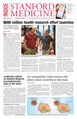 the print version of Inside Stanford Medicine