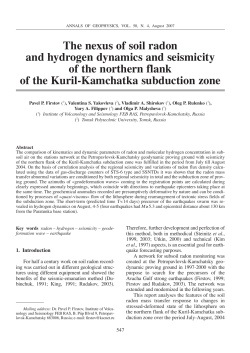 The nexus of soil radon and hydrogen dynamics and seismicity of