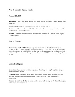 District January 2017 Minutes
