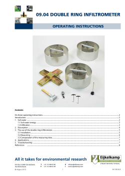 09.04 double ring infiltrometer