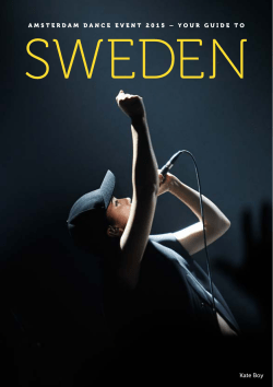 AMSTERDAM DANCE EVENT 2015