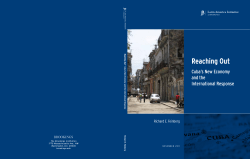 Reaching Out Cuba`s New Economy and the