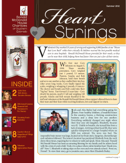 INSIDE - Ronald McDonald House Charities of Southern Colorado