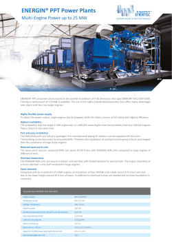 ENERGIN&reg; PPT up to 25 MW