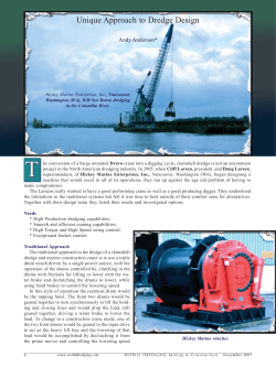 Unique Approach to Dredge Design