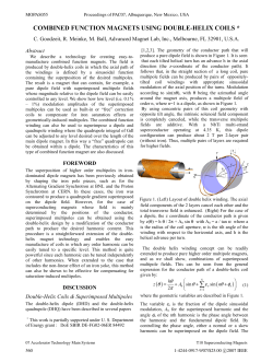 Combined Function Magnets Using Double-Helix Coils
