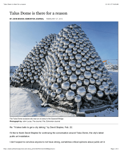 Talus Dome is there for a reason