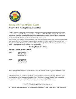 Sandbags Information