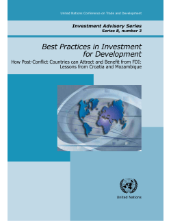 Best Practices in Investment for Development